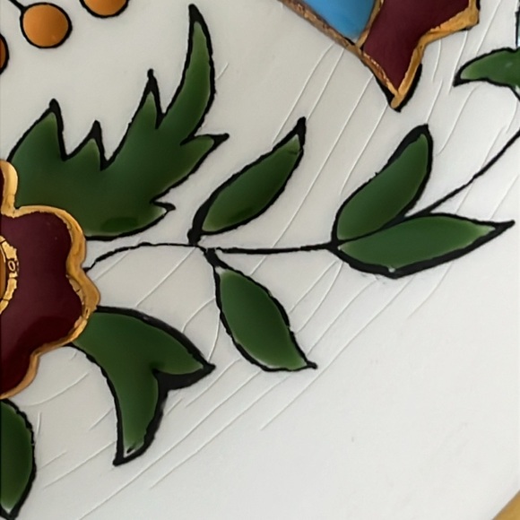 Tassoulis Hand Made 9.5” Plate Trimmed with 24 K Gold - Picture 10 of 10